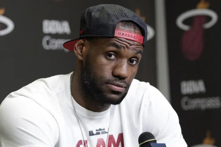 LeBron James, as expected, opted out of his contract, but Philly is not likely to be his destination.
