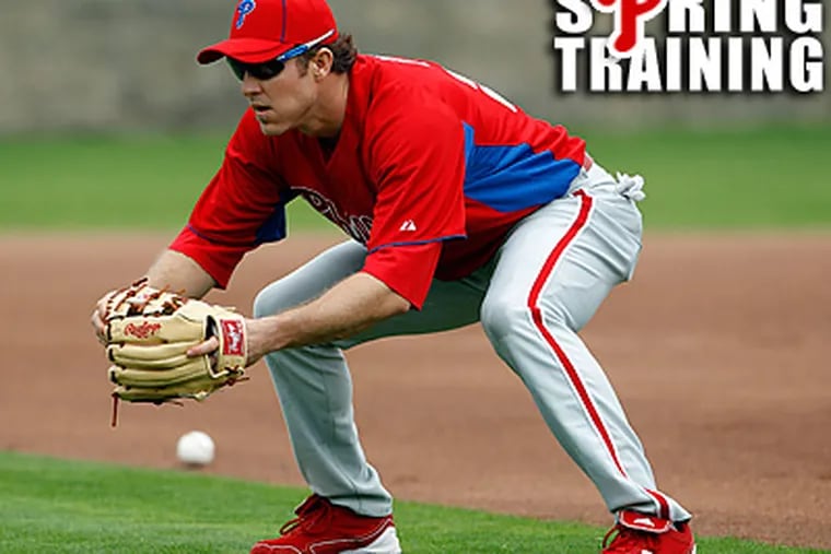 Chase Utley has played competitive baseball for just five of the last 17 months. (Yong Kim/Staff file photo)