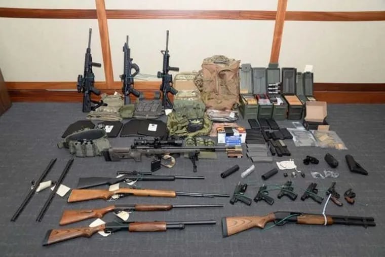 Christopher Paul Hasson allegedly stockpiled guns in preparation for a terror attack. (United States District Court/TNS)
