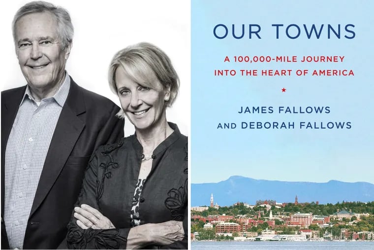 Left: James and Deborah Fallows, authors of "Our Towns."