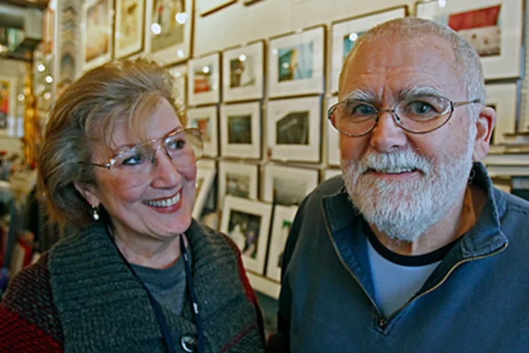 John and Rita deVacchi at their South Street Store. (Akira Suwa / Staff Photographer)