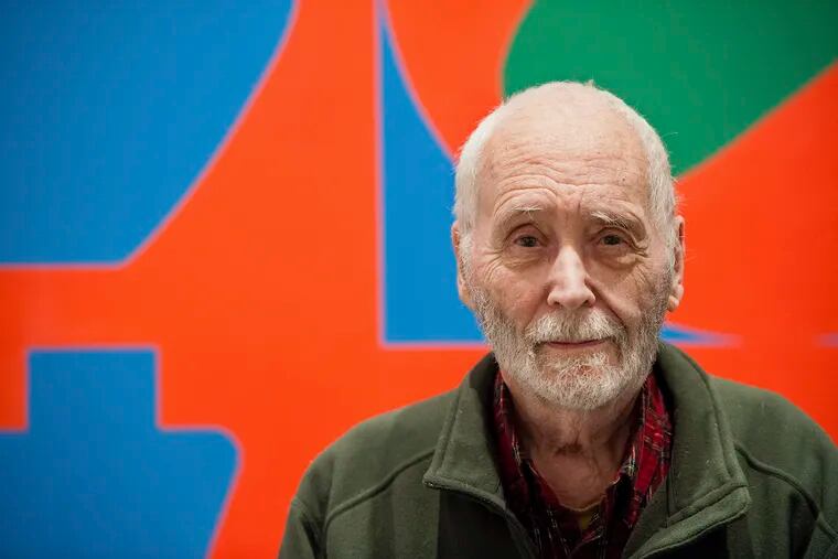 FILE - Robert Indiana in a Sept. 24, 2013, file photo.