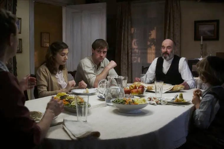 Heather Bleasdale, Jade Moulla, Jonas Armstrong, and Richard Albrecht (from left) star in "Walking With the Enemy."