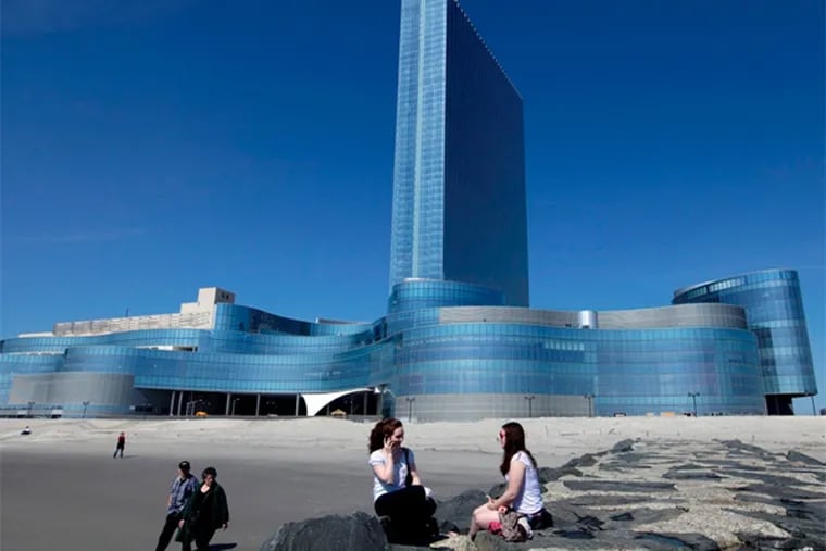 Revel, which emerged from bankruptcy in late May, had its best month since opening. The Boardwalk casino jumped four spots from 10th place in June to sixth last month at $23.4 million in total casino revenue. The figure represented a 33.4 percent increase from July 2012. (AP photo)