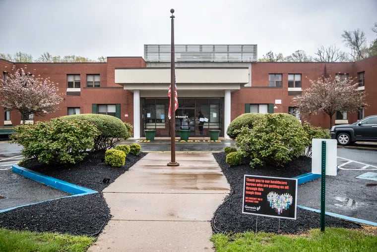 Genesis Healthcare's Burlington Woods nursing home in Burlington is one of more than 30 in the Philadelphia region owned by the Kennett Square ompany.