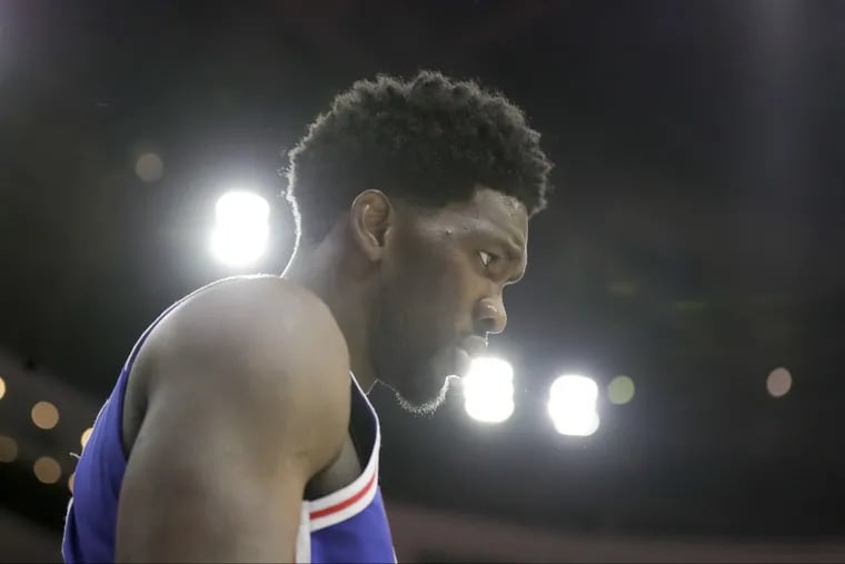 Sixers center Joel Embiid won’t play Tuesday against the Utah Jazz.