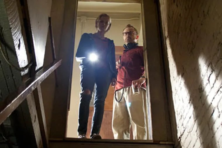 Sara Paxton (left) and Pat Healy (right) star as full-time hotel clerks and part-time paranormal investigators in "The Innkeepers," a minimalist ghost story from Wilmington, Del., writer-director Ti West. The film is out on DVD from Dark Sky Films (www.darkskyfilms.com/; $27.98 DVD; $34.98 Blu-ray; Rated R)