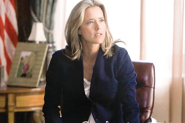 MADAM SECRETARY, a new CBS drama, stars Tea Leoni as Elizabeth McCord, the shrewd, determined, newly appointed Secretary of State who drives international diplomacy, battles office politics and circumvents protocol as she negotiates global and domestic issues, both at the White House and at home.   Photo: Craig Blankenhorn/CBS