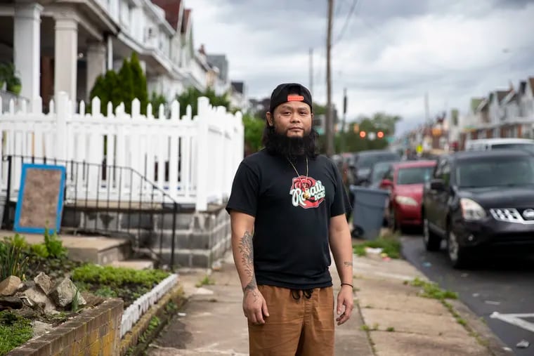 Saroun Khan, 42, near his home in the Olney section of Philadelphia, Pa. on Tuesday, June 8, 2021. Khan was recently freed after more than a year of confinement in ICE jails, facing deportation for having taken a car as a teenager.