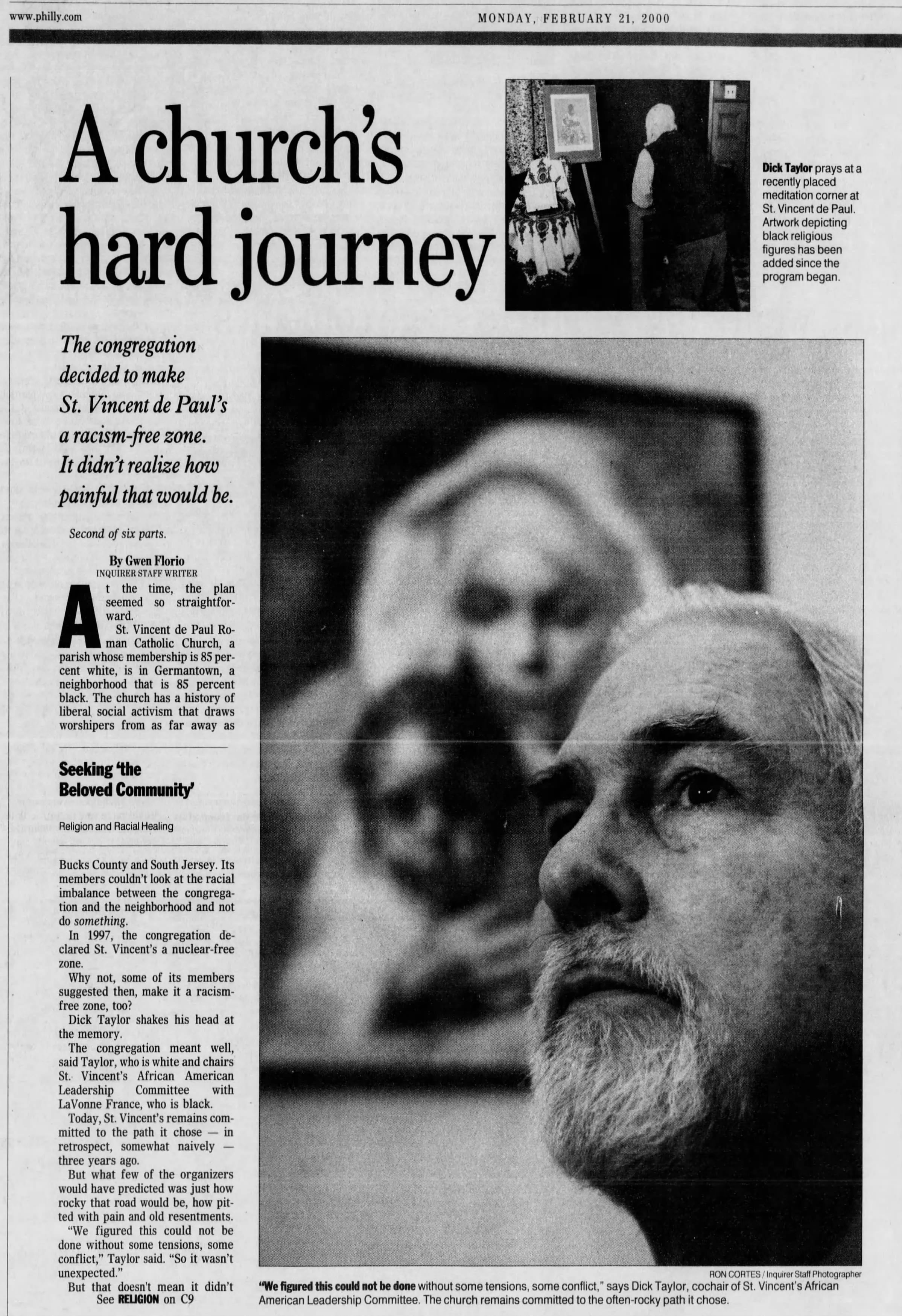 This article about Mr. Taylor appeared in The Inquirer in 2000.