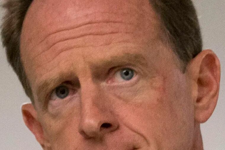 Sen. Pat Toomey , a Republican, blasted President Obama over the international nuclear deal with Iran. AP