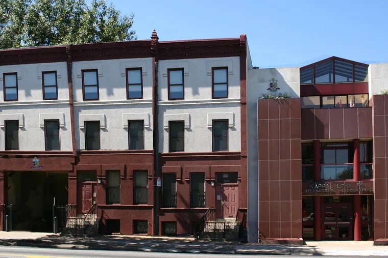 The Kappa Alpha Psi International Headquarters, on the 2300 block of North Broad Street in Philadelphia.