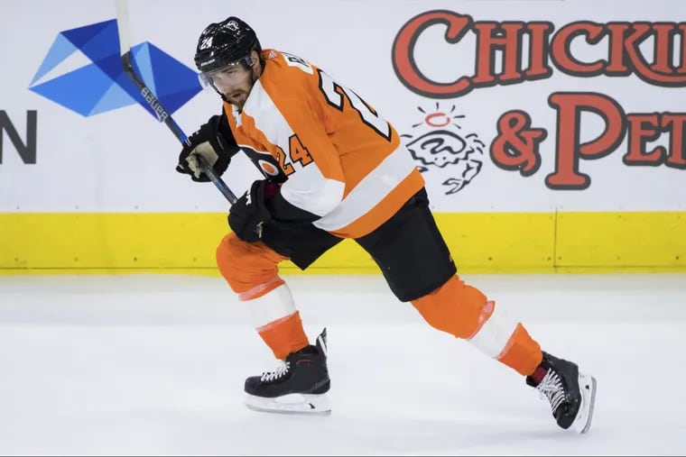 Winger Matt Read, coming off a 19-point season, is on the Flyers’ roster bubble.