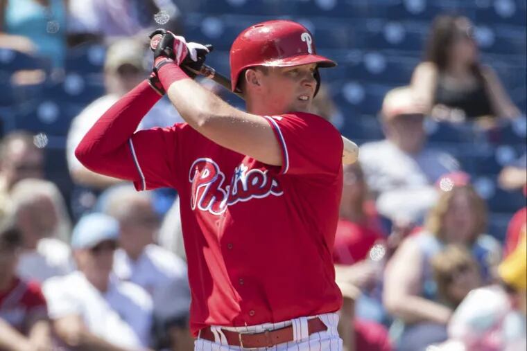 Rhys Hoskins has seen an average of 4.43 pitches per plate appearance.