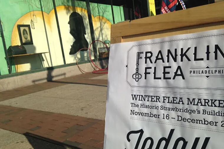 Franklin Flea celebrates its grand opening at 8th and Market on November 16. (Sean Woods/Staff)