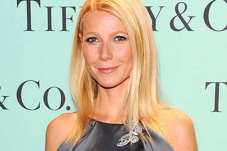 Actress Gwyneth Paltrow attends the Tiffany & Co. Blue Book Ball at Rockefeller Center on Thursday April 18, 2013 in New York. (Photo by Evan Agostini/Invision/AP)