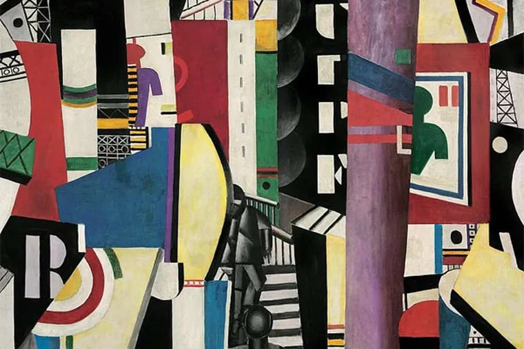 Careful balance, overlapping sensations: Fernand L&#0233;ger's &quot;The City,&quot; 1919. The exhibition is built around this oil, which is owned by the Art Museum.
