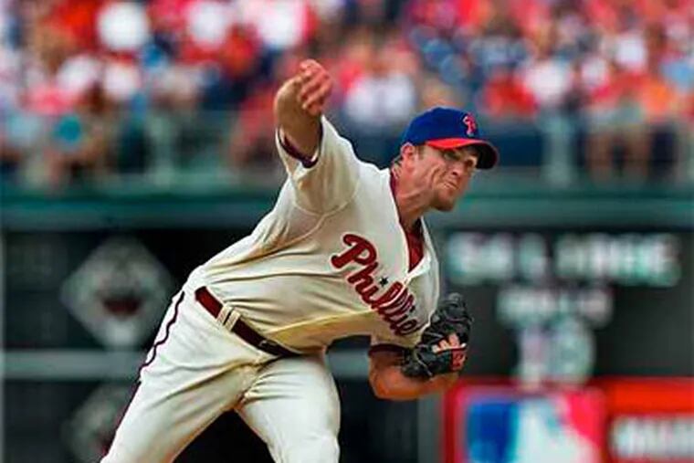 Phillies closer Brad Lidge has 19 saves and is 2-0 with a 0.77 ERA.