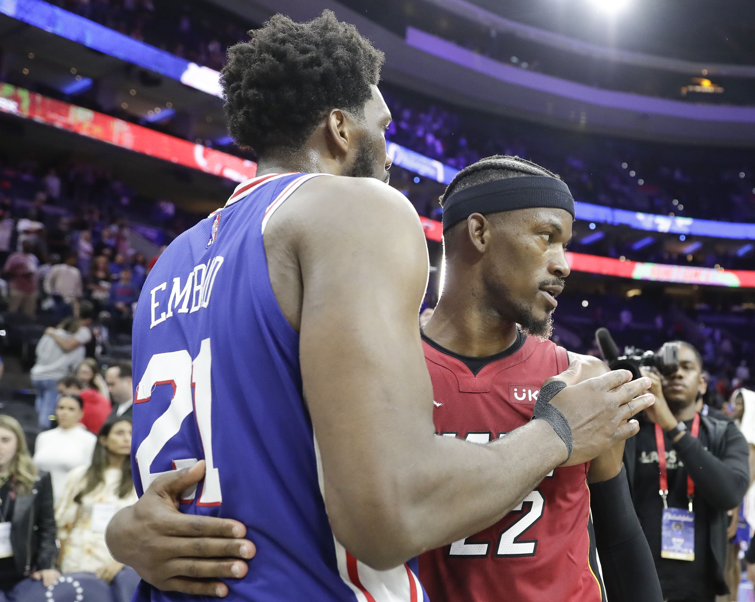 Heat star Jimmy Butler calls out Sixers for signing Tobias Harris
