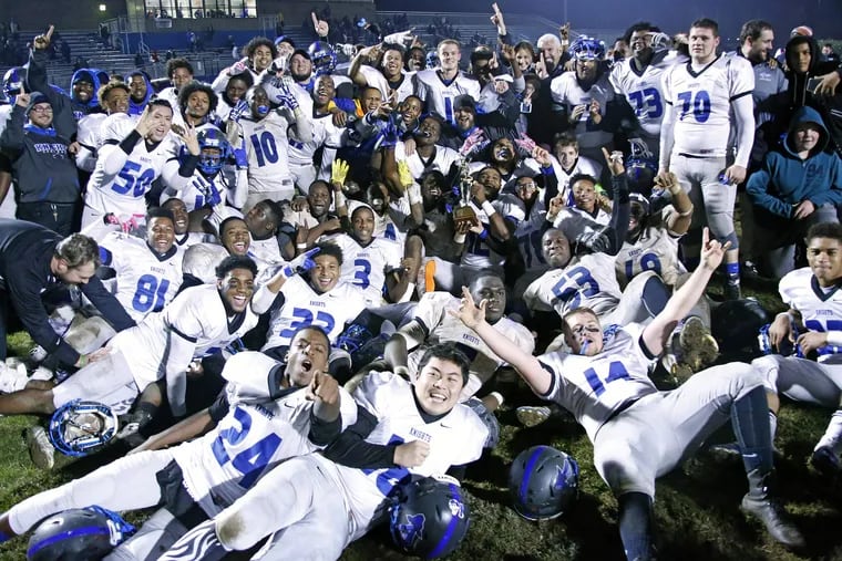 The Academy Park High football team won the District 1, Class 5A title in 2016. On Friday, the Del Val League announced that it was shutting down fall sports.