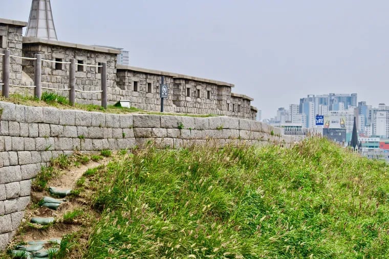 A portion of Hanyangdoseong, the ancient wall surrounding Seoul, South Korea. (Photo: Larissa Milne)  