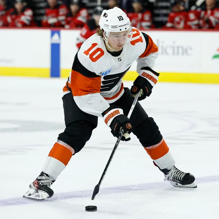 Bobby Brink had a solid rookie season for the Flyers and now will finish the year off in the AHL playoffs.