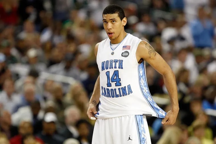 North Carolina's Danny Green during the 2009 national championship game against Michigan State at Ford Field in Detroit.