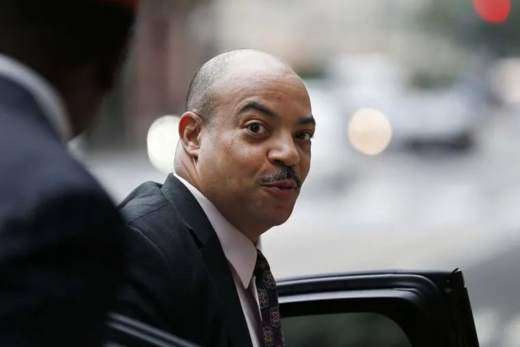 Then-District Attorney Seth Williams arrives at the federal courthouse in Philadelphia, Pa. on June 27, 2017.