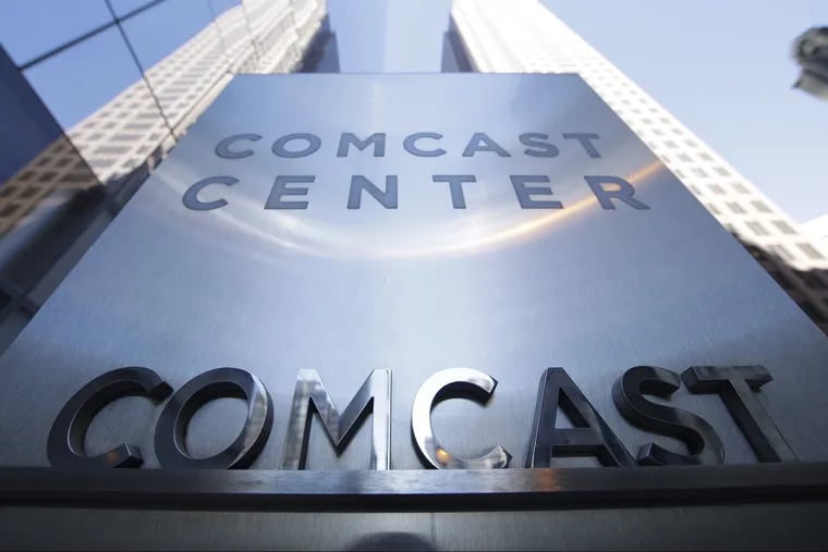 The Comcast Center in Philadelphia.