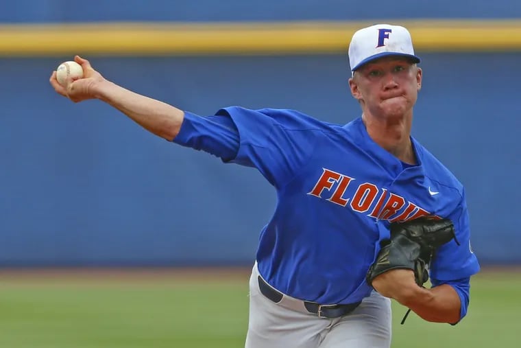 Florida pitcher Brady Singer is expected to be one of the first players taken in this year’s draft, which begins on Monday, June 4.