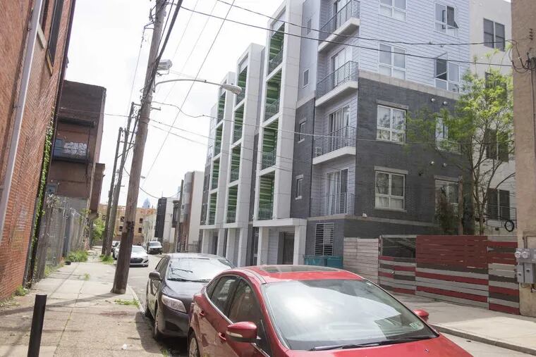 Located along 1325 N. 15th St., this rental unit developed by Blackstone Development is a product of the multi-family boom that came from Temple students in the Cecil B. Moore neighborhood.