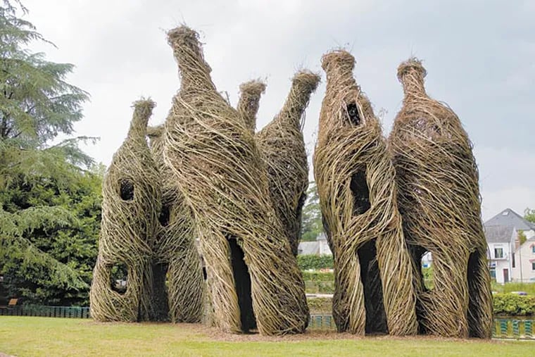 This month, internationally acclaimed artist Patrick Dougherty will create his newest stickwork sculpture at the Morris Arboretum. He’s calling on the public to come out and help.