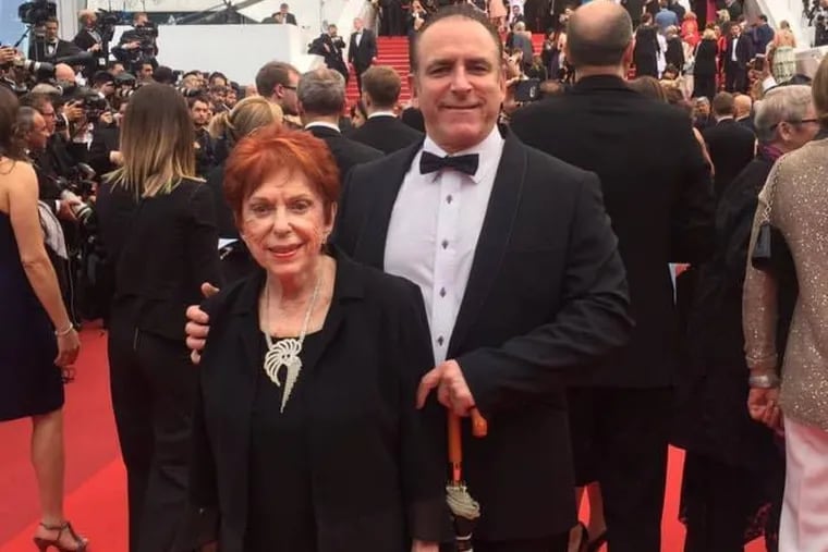Mrs. Alson and her son, Stuart, at the 2016 Cannes Film Festival. She was independent and had a healthy work-life balance.