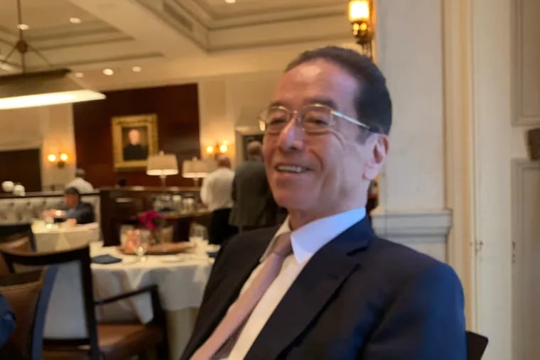 Isami Wada, former chairman of Sekisui House, a Japan-based multinational homebuilder, at the Union League club in Philadelphia, July 2019. Wada and other critics of the company are  seeking to oust the current managers.