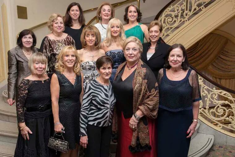 Members of the auxiliary at this year’s Einstein Harvest Ball. For the Inquirer/Maggie Henry Corcoran