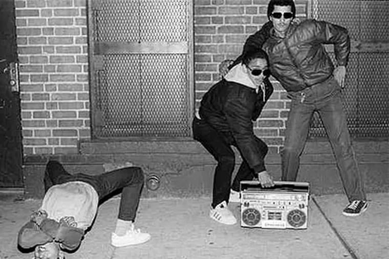 The boom box was easily moved to a street corner to share the newest sounds or create your own. (Ricky Flores / For the Daily News)