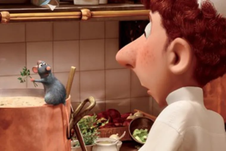 In a tale of interspecies friendship and inspiration, Remy the rat and Linguini the busboy make &quot;Ratatouille.&quot;
