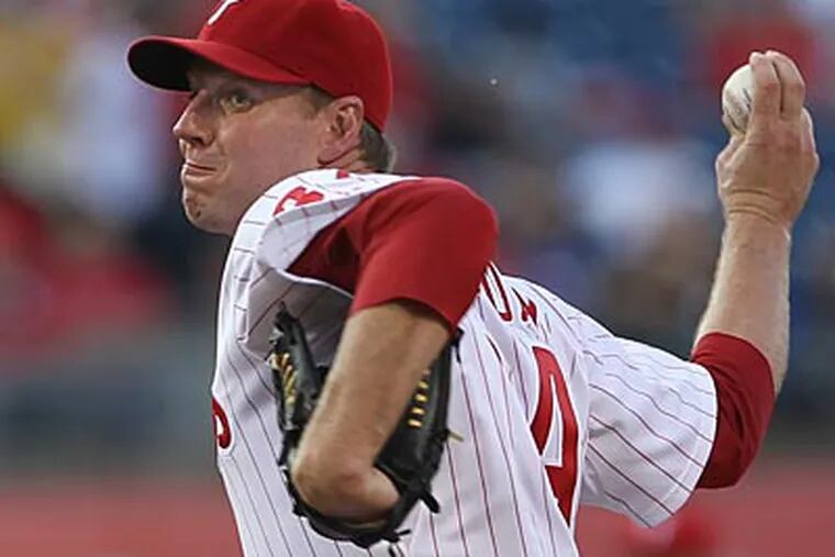 "Right now, he's pitching in his next start," Ruben Amaro Jr. said about Roy Halladay. (Michael Bryant/Staff Photographer)
