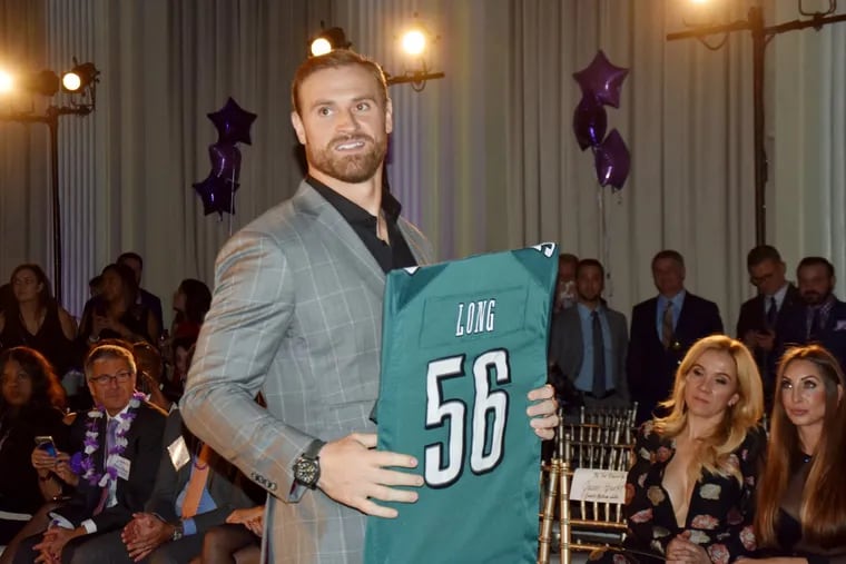 Chris Long at Fashion Touchdown 2017 benefitting the Big Brothers Big Sisters held on Monday, November 13,2017 at the Ballroom at the Ben in Philadelphia ,PA.