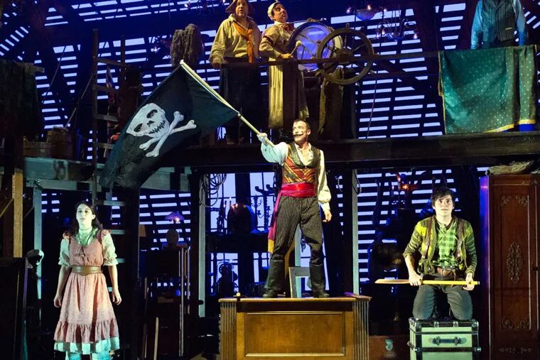 "Peter and the Starcatcher": The Walnut Theatre production is creative romp, with quite a set.