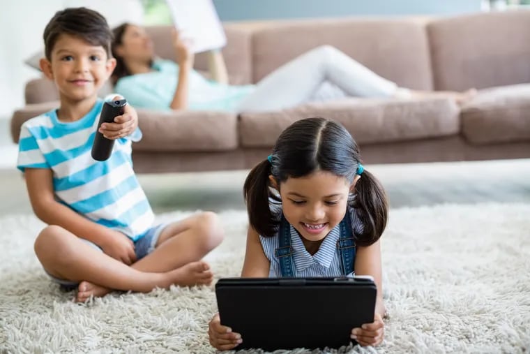 American children now spend more than seven and a half hours a day in front of a screen.