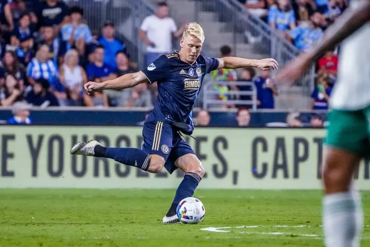 Jakob Glesnes was one of many standout players in the Union's win over Colorado.