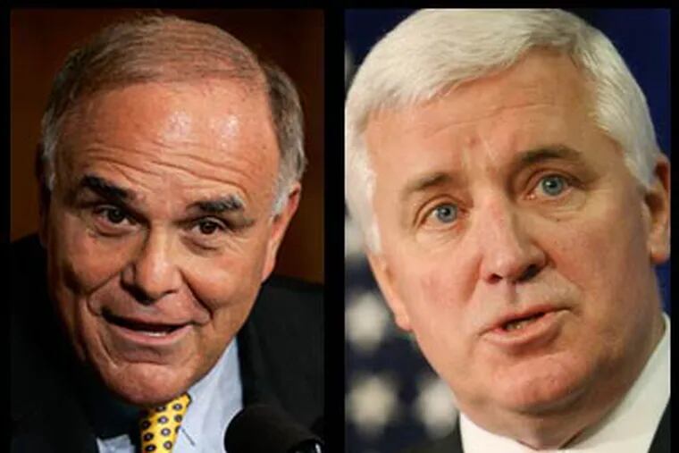 With his veto of a bill that would allow Pennsylvania gun owners to shoot to kill if they felt threatened outside their home or car, Gov. Rendell has issued what amounts to a direct challenge to Governor-elect Tom Corbett.
