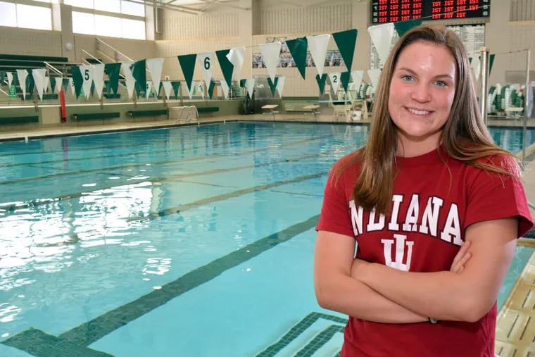 Pennridge star swimmer Morgan Scott won two championships at the state meet in March.