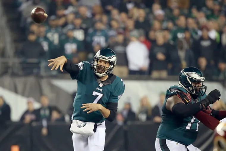 Eagles QB Sam Bradford actually had a decent game, apart from a misfire or two, but the real blame for the loss - and this train wreck of a season - must be laid at the feet of the team's architect, Chip Kelly.