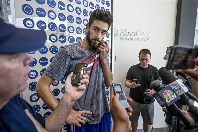 Sixers’ 2016 draft pick Furkan Korkmaz’s shooting ability could help the Sixers next season.