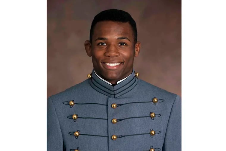 This undated photo provided by the U.S. Military Academy West Point shows Cadet Christopher J. Morgan, Class of 2020, from West Orange, NJ, who died Thursday June 6, 2019 when a vehicle loaded with West Point cadets on summer training overturned in rough, wooded terrain.