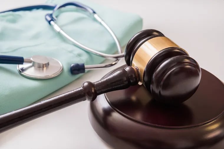 Philadelphia has seen a sharp increase in medical malpractice filings since the beginning of last year when a rule changed on where such cases must be filed.