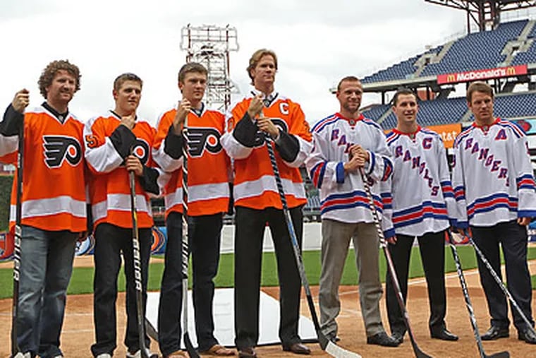 The Flyers and Rangers will face off in the Winter Classic at Citizens Bank Park on Jan. 2. (Michael Bryant/Staff Photographer)