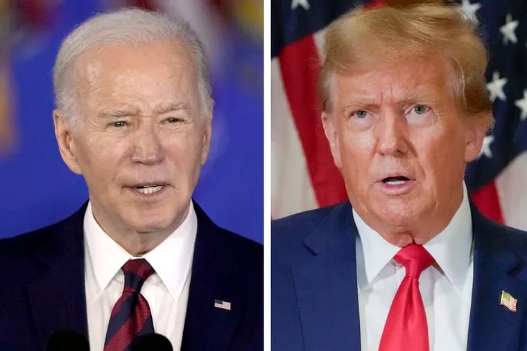 A new poll finds that more than half of U.S. adults think Joe Biden's presidency has hurt the country on cost of living and immigration, while nearly half think Donald Trump's presidency hurt the country on voting rights and election security, relations with foreign countries, abortion laws and climate change.